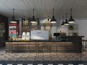 coffee bar cb01 3D मॉडल