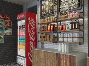 コーヒーバー CB01 3Dモデル