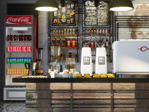 coffee bar cb01 3D मॉडल