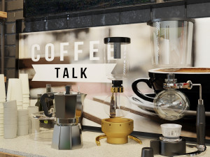 coffee bar cb02 3D Model