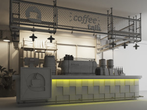 coffee bar cb02 3D Model