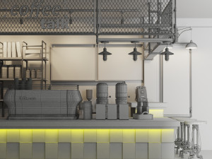 coffee bar cb02 3D Model