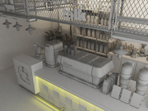 coffee bar cb02 3D Model