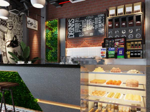 coffee bar cb03 3D Model