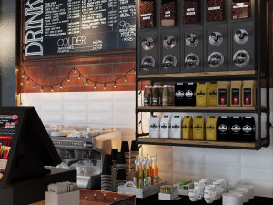 coffee bar cb03 Modello 3D