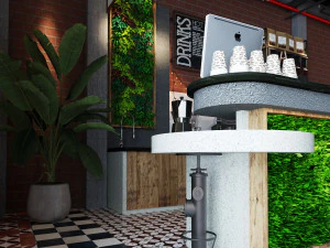 coffee bar cb03 3D Model