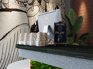 coffee bar cb03 Modello 3D