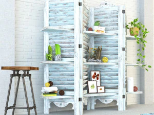 vintage shelves vs1 3D Model