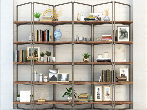 vintage shelves vs2 3D Model