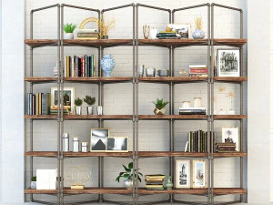 prateleiras vintage vs2 Modelo 3D