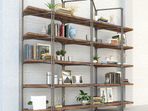 vintage shelves vs2 3D Model
