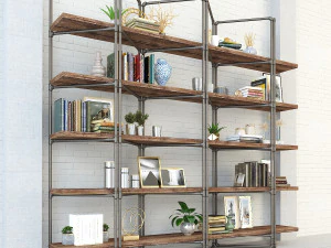 vintage shelves vs2 3D Model