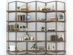 vintage shelves vs2 3D Model