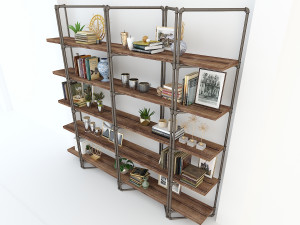 vintage shelves vs2 3D Model
