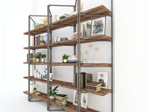 vintage shelves vs2 3D Model