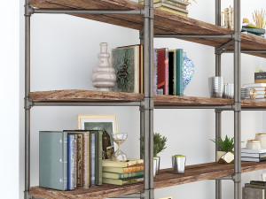 vintage shelves vs2 3D Model