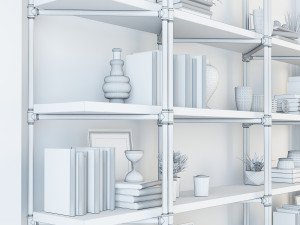vintage shelves vs2 3D Model