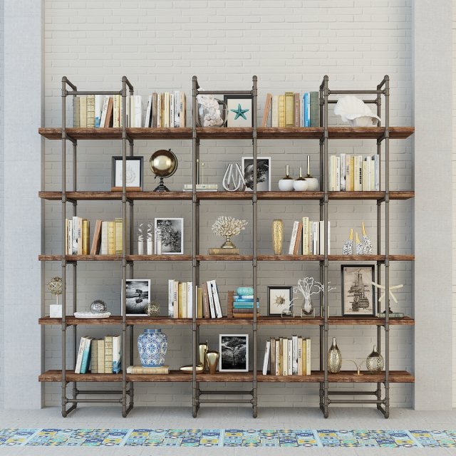 vintage shelves vs3 Modelo 3D .c4d .max .obj .3ds .fbx .stl .blend 
