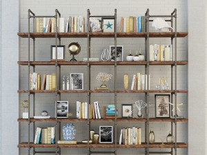 vintage shelves vs3 3D मॉडल