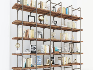 vintage shelves vs3 Modelo 3D