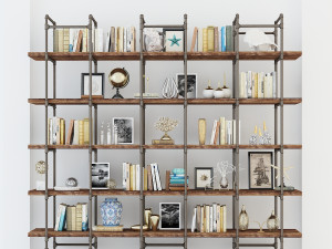 vintage shelves vs3 Modelo 3D