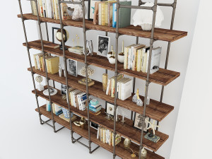 vintage shelves vs3 Modelo 3D