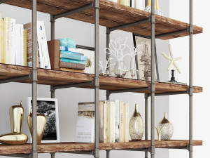 vintage shelves vs3 Modelo 3D