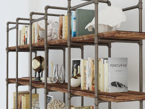 vintage shelves vs3 3D Model