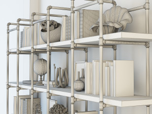 vintage shelves vs3 Modelo 3D