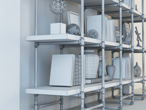 vintage shelves vs3 Modelo 3D