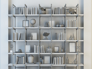 vintage shelves vs3 Modelo 3D