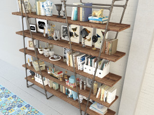 vintage shelves vs4 3D Модель