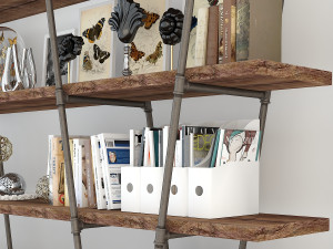 vintage shelves vs4 3D Модель