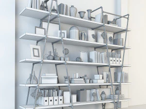 vintage shelves vs4 3D Model