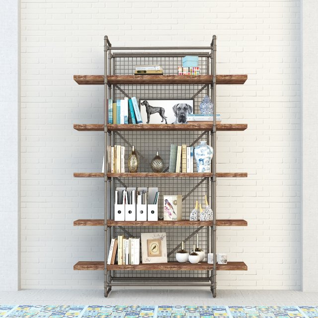 vintage shelves vs5 Modèle 3D .c4d .max .obj .3ds .fbx .stl .blend