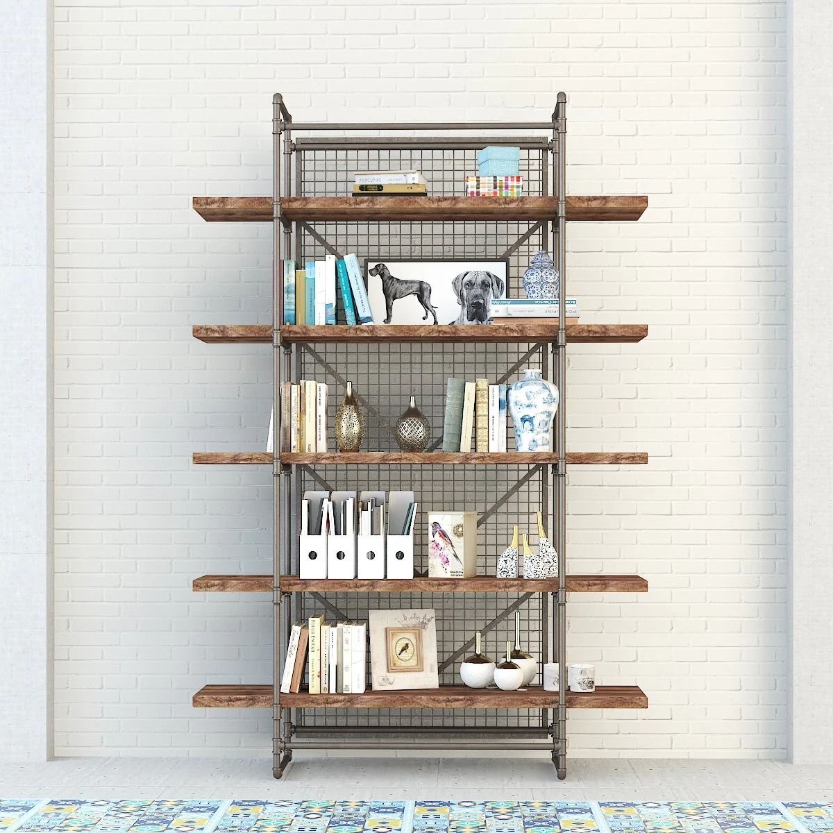 vintage shelves vs5 3D Model .c4d .max .obj .3ds .fbx .stl .blend