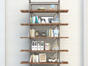 vintage shelves vs5 Modelo 3D