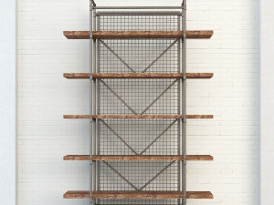 vintage shelves vs5 Modèle 3D
