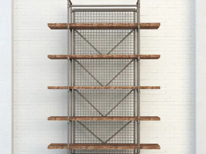 vintage shelves vs5 3D Model