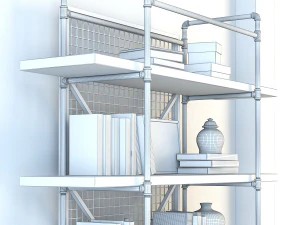vintage shelves vs5 3D Model
