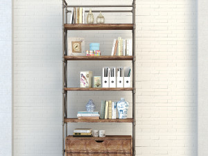 vintage shelves vs6 3D Model