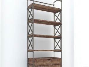 vintage shelves vs6 3D Model