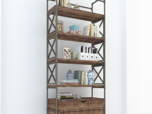 vintage shelves vs6 Modèle 3D