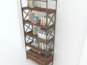 vintage shelves vs6 Modèle 3D