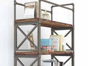 vintage shelves vs6 Modèle 3D