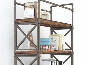 vintage shelves vs6 3D Model