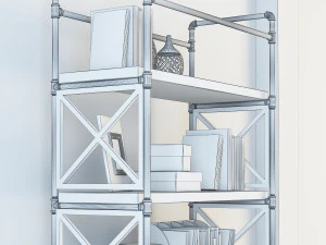 vintage shelves vs6 3D Model