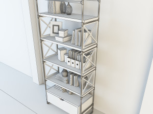 vintage shelves vs6 Modèle 3D