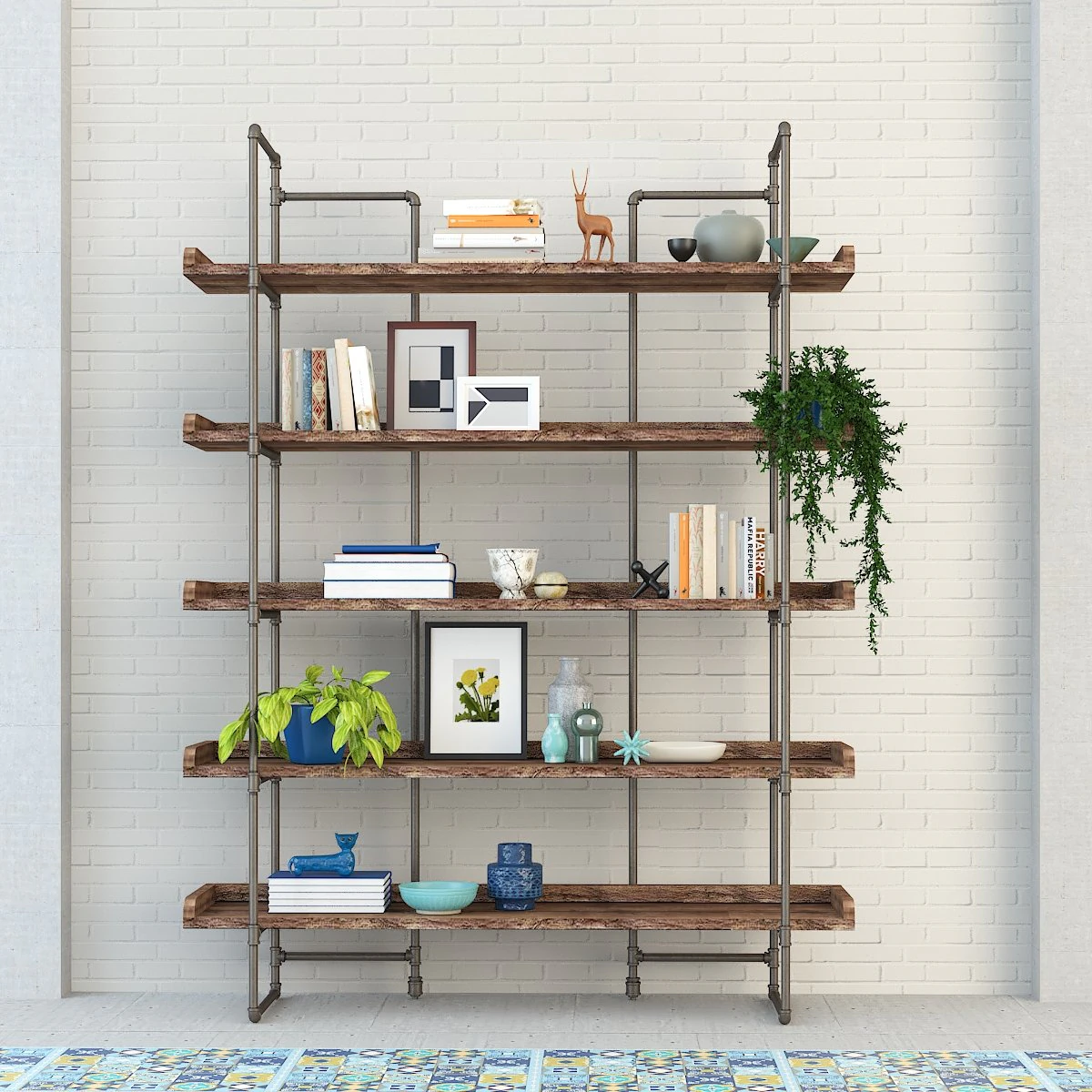 vintage shelves vs7 3D Model .c4d .max .obj .3ds .fbx .stl .blend 
