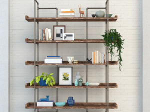 vintage shelves vs7 Modelo 3D